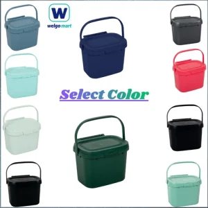 Addis Kitchen Compost Caddy/Food Recycling Waste Compost Caddy Bin - 4.5 L